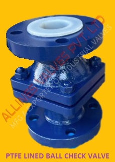 PTFE LINED Y-GLOBE VALVE